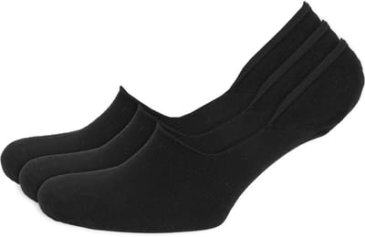 Suitable Sneakersok 3-Pack Zwart - Maat 43-46 - Heren - Multipack sneakersokken - Enkel sokjes onzichtbaar - No-Show enkelsokken - Kousenvoetjes