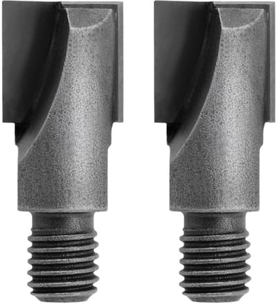 Dailygoods- Hout Cutter 39,5 mm - 16 mm Snijbreedte - 2 Stuks - Wolfraam Staallegering - Geschikt voor Gaatjesmachine/Sleuvenmachine - Ontgrendelen Houten Deuren - Freeskop