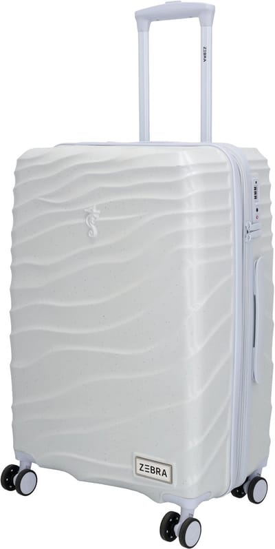 Zebra Trends Sandy Koffer - 24 Inch - Expandable - TSA - Middelgroot - Reiskoffer - Reizen - Vakantie - Travel - Lichtblauw