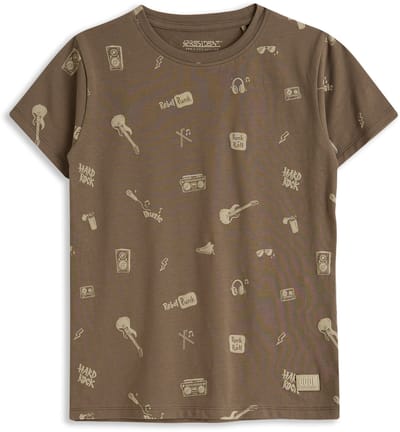 4PRESIDENT T-shirt jongens - Stone gray - Maat 92