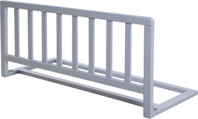 roba Bedhekje 90 cm - Veilige Uitvalbescherming voor Baby's en Kinderen - Hout Taupe
