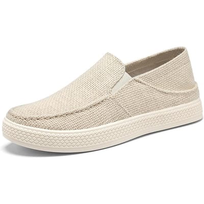Schoenen voor Heren Nieuwe Zomer Mesh Schoenen Eén Voet Ademend Papa's Schoenen Zachte Zool Geen Vermoeide Voeten Oude Peking Stoffen Schoenen voor Heren 41 white