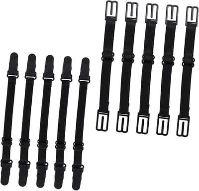 Verstelbare Oorbanden - Masker Extenders - Oorpijn Verminderen - Verstelbaar en Flexibel - 18 cm - Zwart