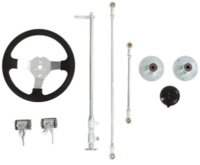 Dailygoody - Go Karts Stuurwiel Kit - 300mm Stuurwiel - Geschikt voor Go Kart en Quad - Complete Kit - Hoogwaardige kwaliteit - Perfect voor racefans