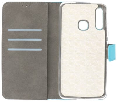 Booktype Telefoonhoesjes - Bookcase Hoesje - Wallet Case - Geschikt voor Samsung Galaxy A70e - Blauw