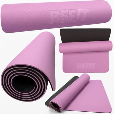Antislip Sportmat voor Yoga en Pilates - Milieuvriendelijk TPE - Inclusief Draagriem - Ideaal voor Thuisgebruik