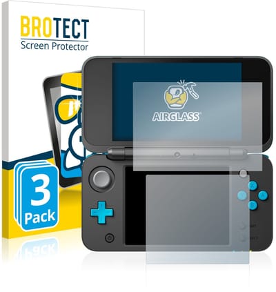 Screenprotector 3 Stuks voor Nintendo 2DS XL Beschermglas transparant