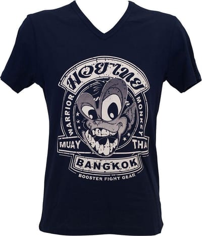 Booster Warrior Monkey T Shirt Navy Booster Fightstore - M