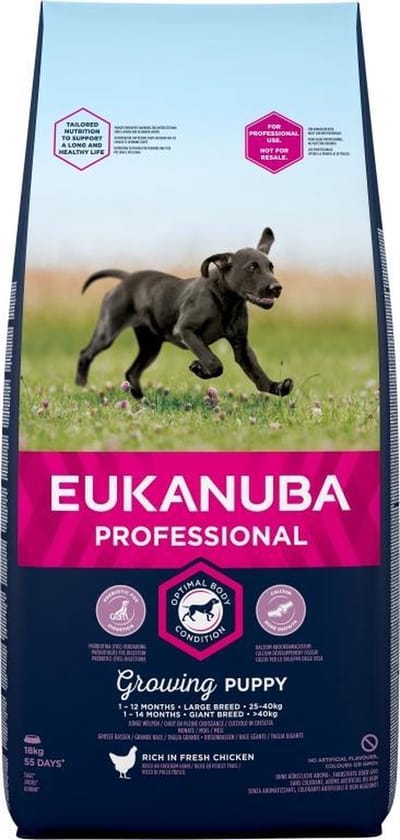 Eukanuba-Kngf Puppy/Junior Large Breed Kip 18 kg Breederbag