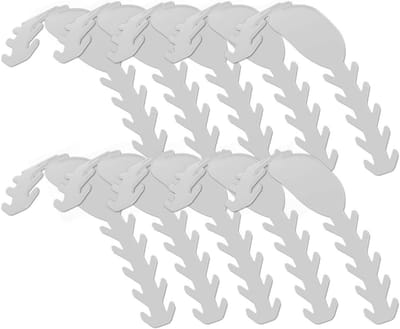 10 x maskerhouder voor mondbescherming -Comfort- verstelbare maskerhaken herbruikbare houder bandverlenging voor adembeschermingsmaskers maskerextender 10 x wit