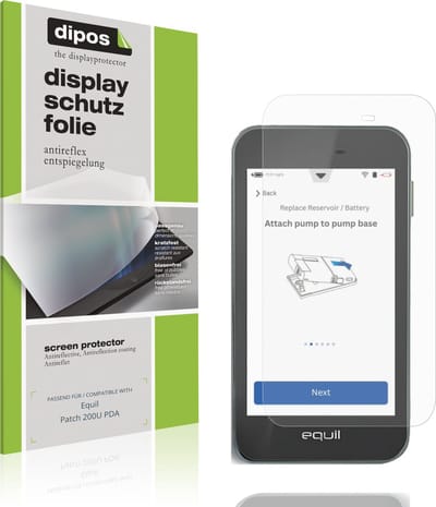 dipos – 4x Matte Beschermfolie geschikt voor Equil Patch 200U PDA | Krasbestendige & antireflecterende Screenprotector Ultra-Thin