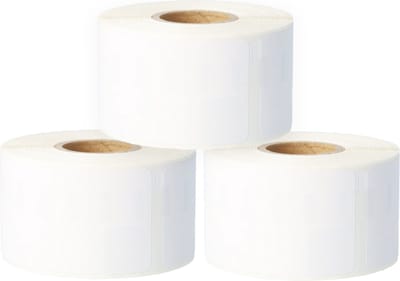 Dappaz - 3 stuks Dymo Compatible Labels 11354 Wit - 57 x 32 mm - 1000 labels per Rol - S0722540 Geschikt voor Dymo Labelwriter - Multifunctionele etiketten - Productetiketten - Adresetiketten