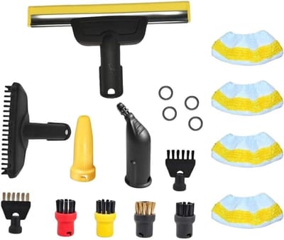 Stoomreiniger Accessoires - Reinigingsset Doeken - Grondig Schoonmaken - Hygiënisch Voetlipje - Complete Set - Zoals Afgebeeld