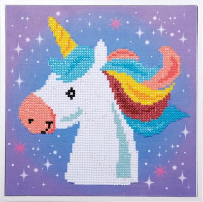 Vervaco - Diamond painting kit - Eenhoorn - PN-0179850 - - Borduurpakket volwassenen - Borduurpakket kind