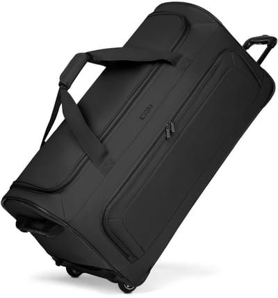 REDOLZ Reistas Trolley Duffle Essentials Wheeled Duffle Black Zwart 81cm