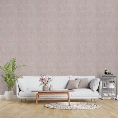 Behang 'dirty' linnen - Behang - Muurdecoratie - Wallpaper - Vliesbehang - Zero - 0,53 x 10,05 M.