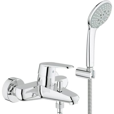 GROHE Eurodisc Cosmopolitan badkraan met omstel en koppelingen 46mm inclusief garnituur chroom