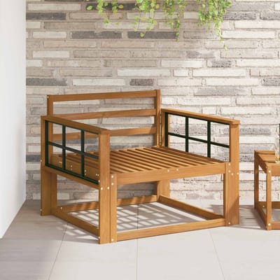 vidaXL - Buiten - Midden - Sofa - Naturel