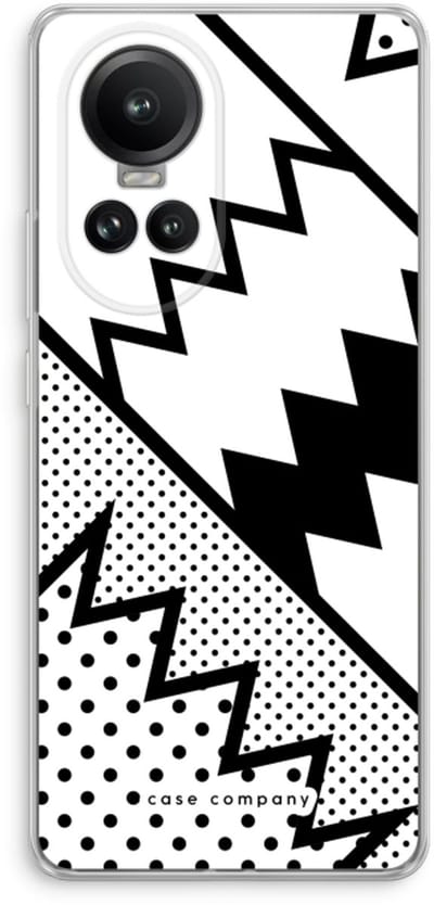 Case Company® - Hoesje geschikt voor Oppo Reno 10 Pro hoesje - Pop Art #5 - Soft Cover Telefoonhoesje - Bescherming aan alle Kanten en Schermrand