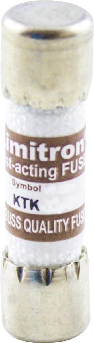 Bussmann by Eaton KTK 10 A Buiszekering (Ø x l) 10.3 mm x 38 mm 10 A 600 V Supersnel -FF- Inhoud: 1 stuk(s)