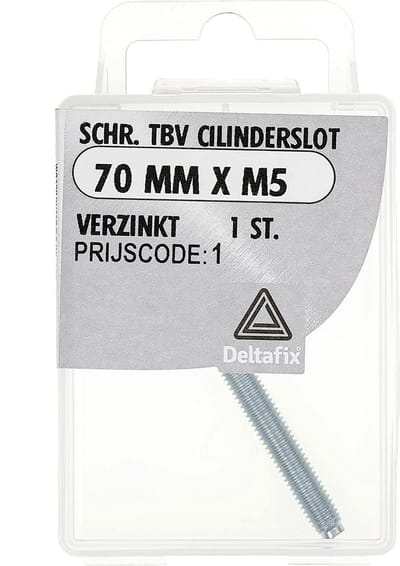 Deltafix cilinderslotschroef verzinkt 70 mm x m5 1 st.