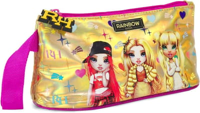 Pennenzak voor Meisjes - Holografische Etui voor School met Regenboog Design - 21x8x10 cm