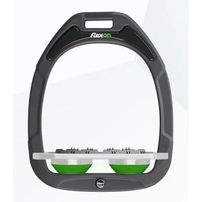 Platte Ultra Grip Beugels Antraciet/Grijs/Groen Flex-On Green Composite
