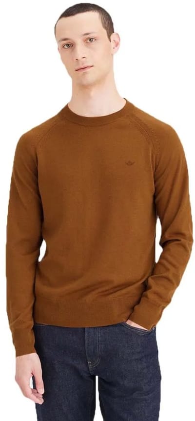 Dockers Crewneck Trui Bruin XL Man