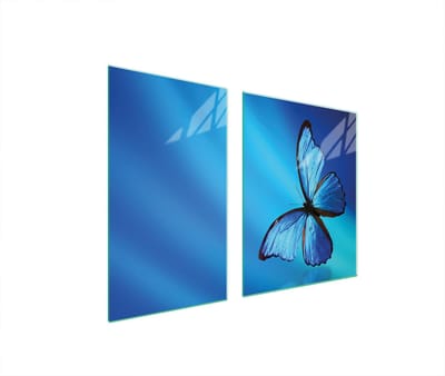 TMK ArtDeko Serie - Snijplank en Beschermplaat - 100x52 cm - Motyl