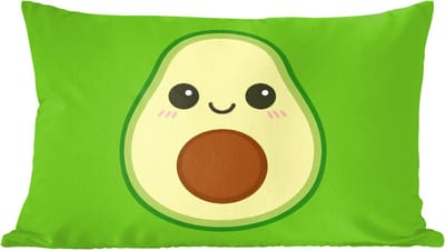 Sierkussens - Kussentjes Woonkamer - 60x40 cm - Avocado - Groen - Speels