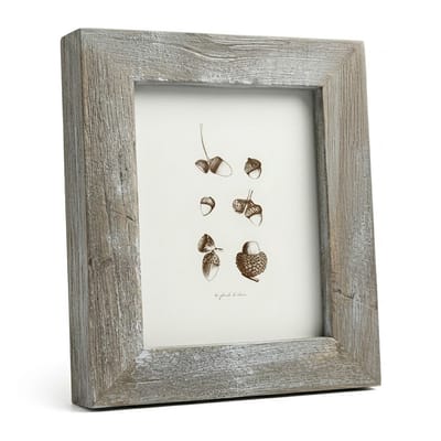 Bruin houten fotolijst vintage look – staande en hangende fotolijst – rustieke foto houder met verweerde afwerking – landelijke wand decoratie voor thuis en kantoor