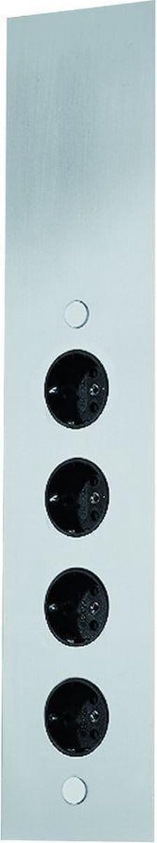 Thebo Energie-hoekzuil 4ST.Belgische aarding.Inox
