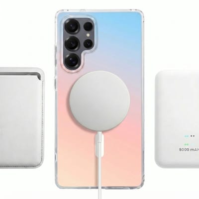 3mk, Hoesje Geschikt Voor Galaxy S25 Ultra Magnetisch Holografisch, Meerkleurig