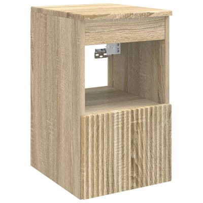 vidaXL - Badkamerkast - Sonoma - Eiken - 30 - x - 35 - x - 50 - cm - Bewerkt - hout