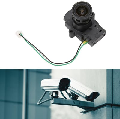 Allecto - 8MP HD-cameralens - Universele Lens - Hoge Resolutie Beveiligingscamera - 104 Graden Groothoek - Full Color Warm Licht - Geschikt voor Be...