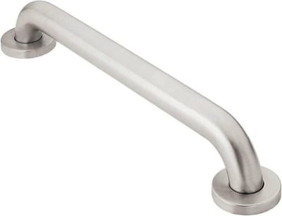 Handgreep voor bad of douche - Wandbeugel 30 cm - RVS Handgreep - Wandgreep voor badkamer - Douchegreep - Toiletgreep - Toiletbeugel - Badgreep - Badkamerbeugel - Inclusief ophangmateriaal