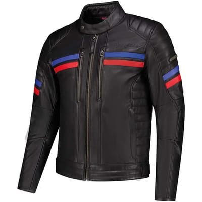 Rusty Stitches Steve Motorfiets lederen jas -