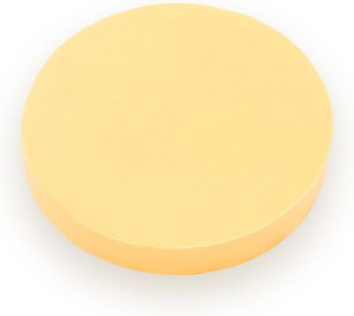 Intirilife Make Up Spons Ronde Make-up Spons in Beige - 9 cm diameter - 1,5 cm hoogte - Zachte beauty blender voor foundation en concealer poeder puff cosmetische make-up spons