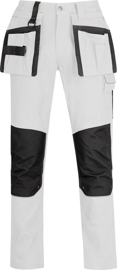 STØRVIK Tim Stretch Werkbroek - Heren & Dames - 97% Katoen - Maat 3XL - Wit