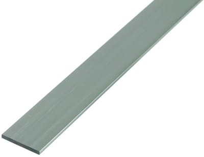 Aluminium BA Profiel Plat 1 Meter - 20mm Breed - Set van 8 Stuks