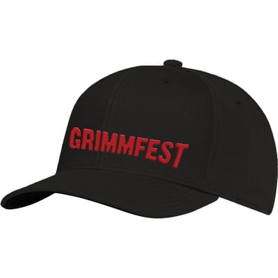 Grimmfest Font Logo Embroidered Cap