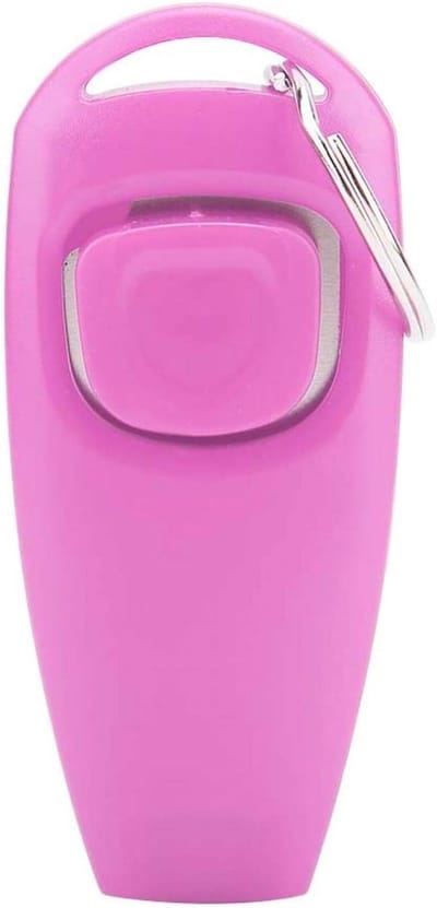 Handige Clicker Sleutelhanger voor Puppy en Kat - Effectieve Training met Fluitje en Geluid