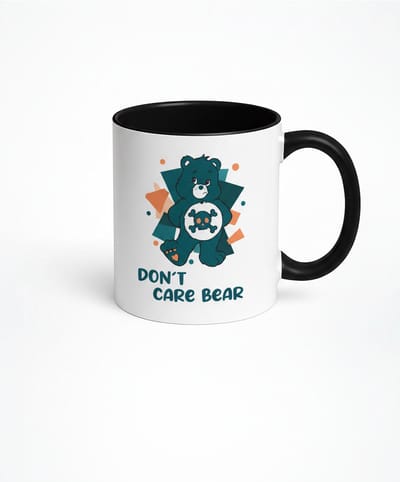 Don't Care Bear Mok - Grappige Koffiemok met Attitude