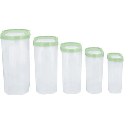 SILVERCREST Voorraadpotten, 5-delig (Mint)