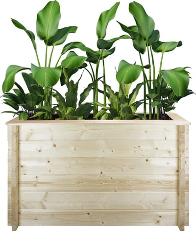 Timbela M615-1 - Houten buitenmoestuin - 118x38xH69 cm