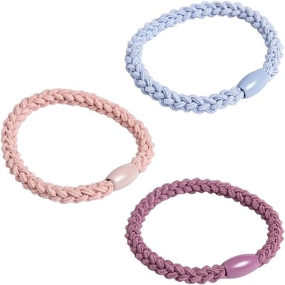 Elastische haarelastiekjes voor dames - Zachte katoen haarbanden voor dik en krullend haar, ideaal voor paardenstaarten en dagelijkse stijlen