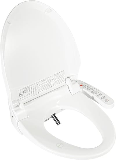 Elektrische Toiletbril - Bidet Zitting - Persoonlijke Hygiëne - Directe Verwarming - 52x45 cm - Wit