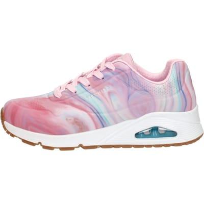 Skechers Uno Gen1 - Marble Sweetheart Meisjes Sneakers - Roze/ Multicolour