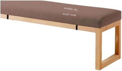 Bankkussen Buiten - Tuinkussen - Comfortabel Zitten - 8 Cm Dik - 50x70 cm - Donkerbruin