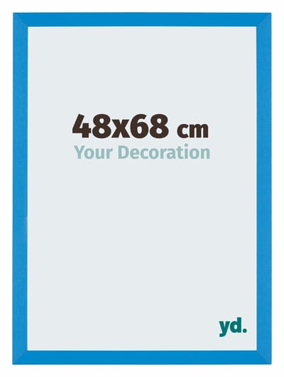 Your Decoration - Puzzellijst 48x68 cm - Helder Blauw - Puzzellijst 500-1000 stukjes - MDF Fotolijst - Mura